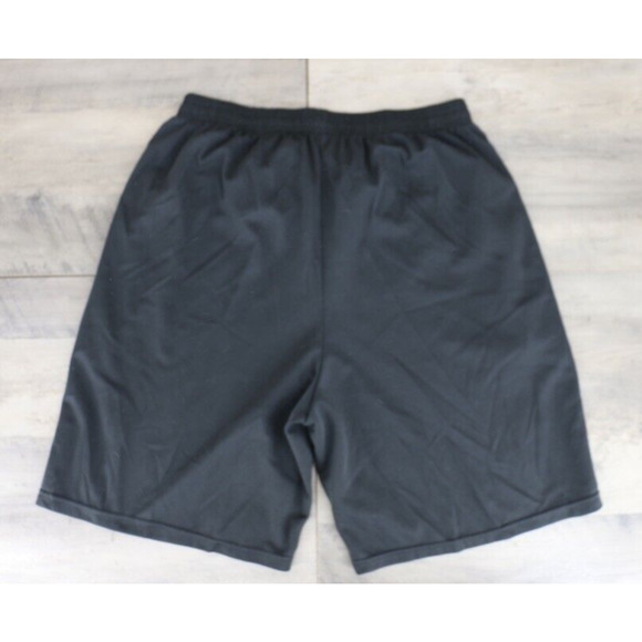 Real Essentials Mens Size XL Pull On Dri Fit Athletic Shorts Black - Picture 6 of 6